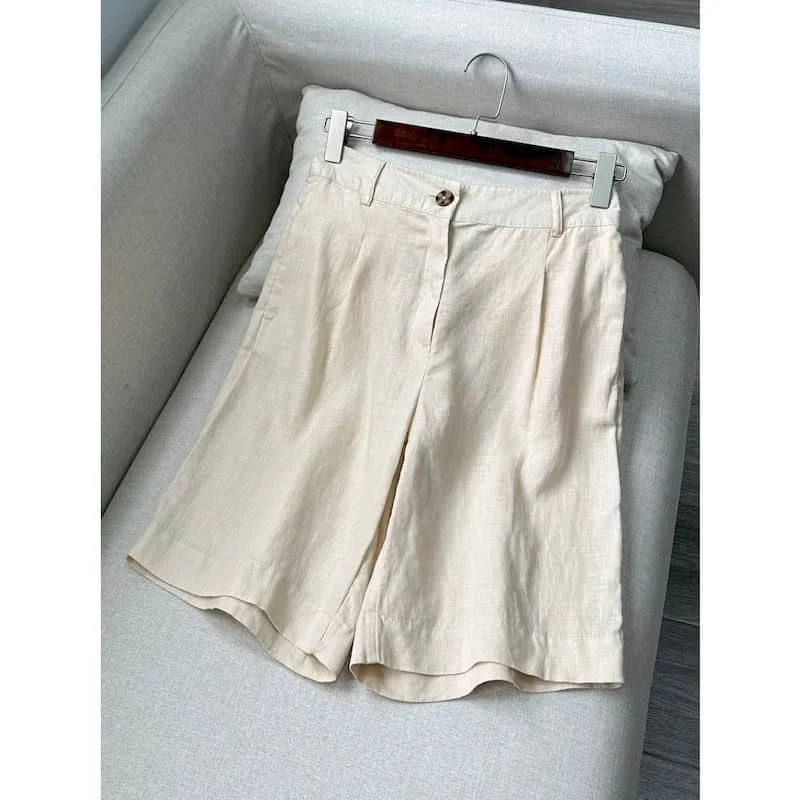 Solid Shorts Women 2026 Summer Korean Style Loose Vintage A-linen Elastic Waist Wide Leg Pants Casual Streetwear Women Clothing
Solid Shorts Women 2026 Summer Korean Style Loose Vintage A-linen Elastic Waist Wide Leg Pants Casual Streetwear Women Clothing