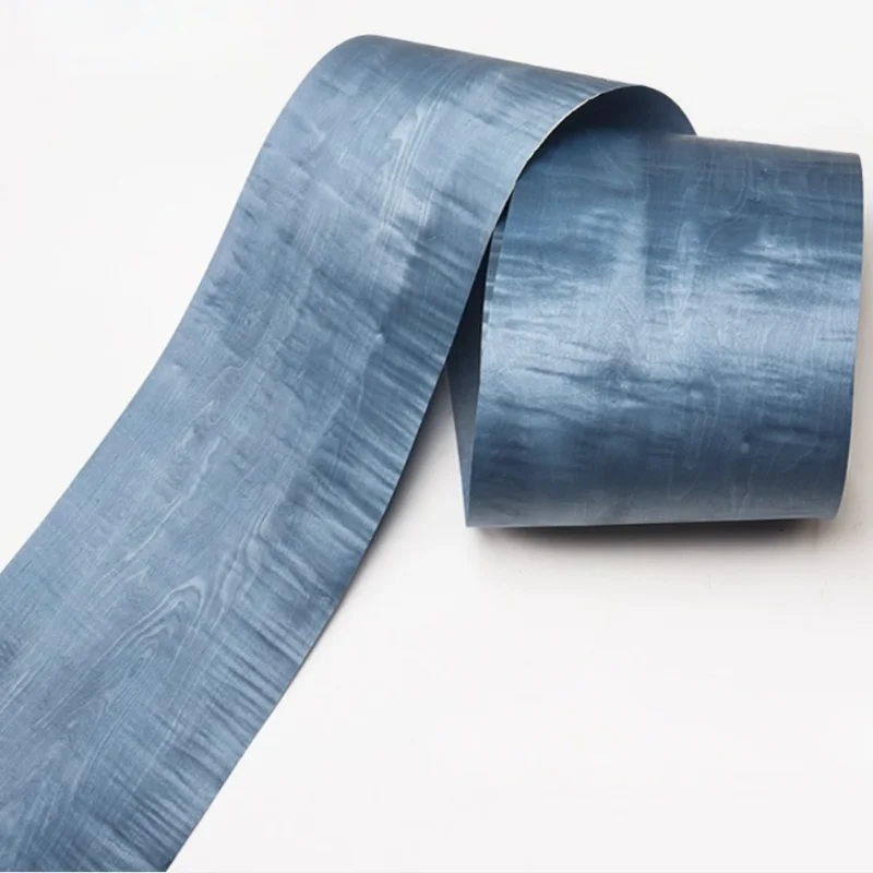 250X18cm Blue Shadow Maple Wood Veneer Dyed Figured Maple for Designer Furniture Accent Interior Door Decor Wall Panels Veneer 
250X18cm Blue Shadow Maple Wood Veneer Dyed Figured Maple for Designer Furniture Accent Interior Door Decor Wall Panels Veneer