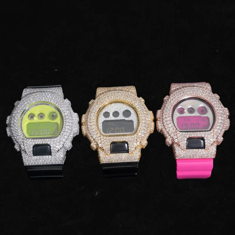 European and American hip-hop watch DW6900 case fashionable and versatile hot-selling jewelry
European and American hip-hop watch DW6900 case fashionable and versatile hot-selling jewelry