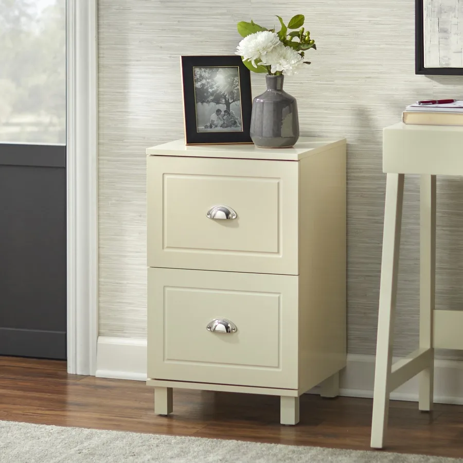 2 Drawer Vertical Wood Filing Cabinet White
2 Drawer Vertical Wood Filing Cabinet White