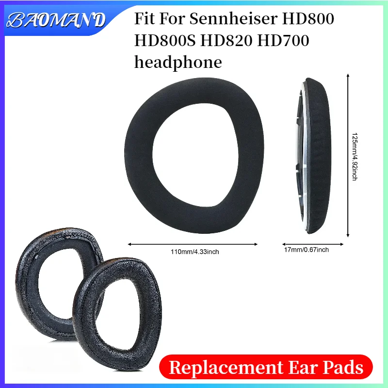 Replacement Ear Pads Cushion for Sennheiser HD800 HD800S Headphones Earpads/Ear Cushions Repair Parts Earmuffs
Replacement Ear Pads Cushion for Sennheiser HD800 HD800S Headphones Earpads/Ear Cushions Repair Parts Earmuffs