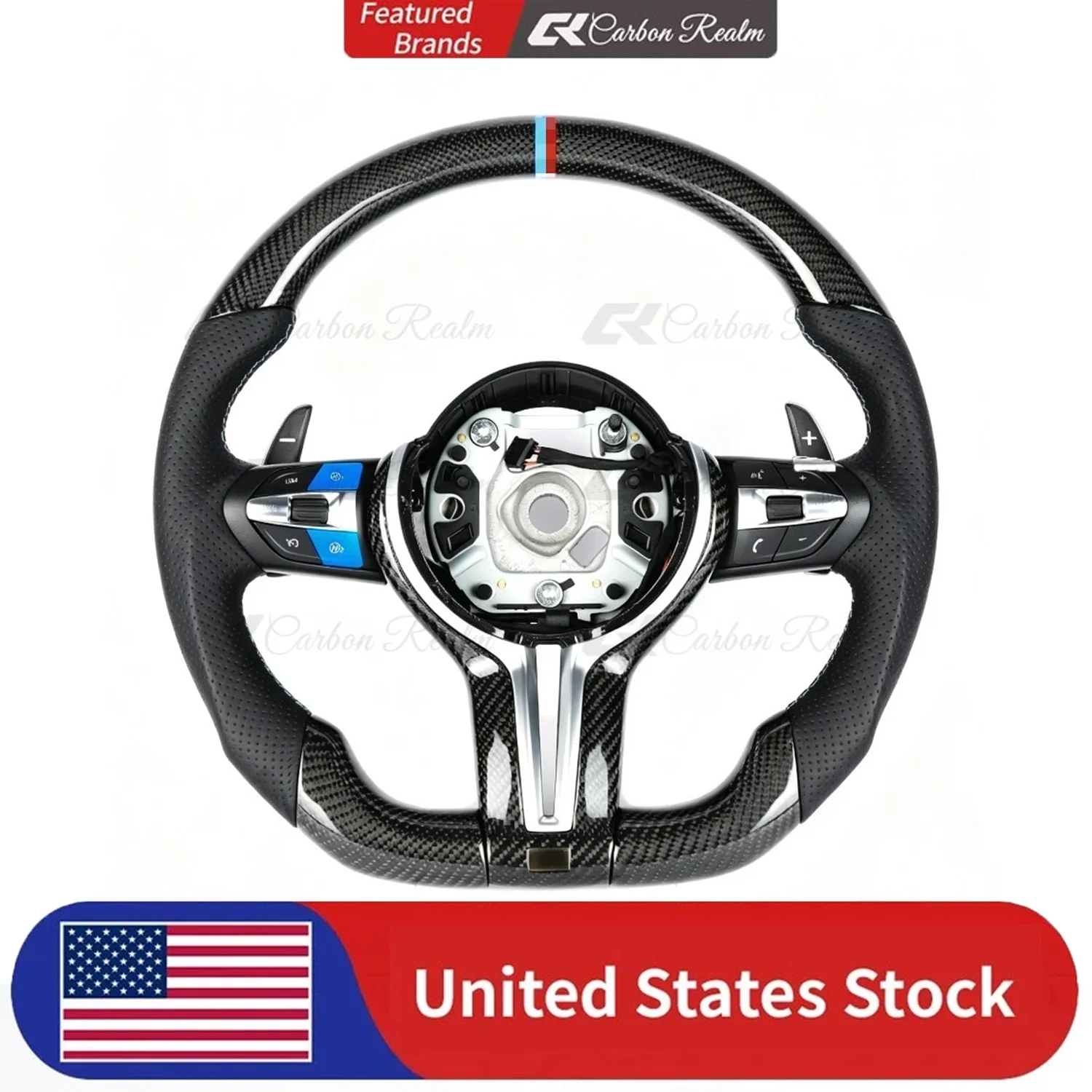 Real Carbon Fiber Steering Wheel For BMW F30 F31 F34 F20 F21 F22 F23 F32 F33 F34 1~4 Series Perforated Leather Sport ATV UTV
Real Carbon Fiber Steering Wheel For BMW F30 F31 F34 F20 F21 F22 F23 F32 F33 F34 1~4 Series Perforated Leather Sport ATV UTV