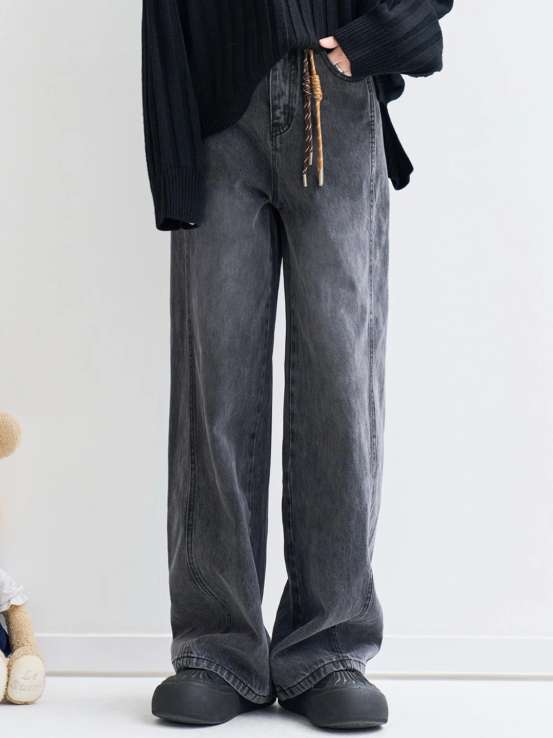 Wan You avi Museum Women's Vintage Waed Jeans High Waist Straight Leg Long Trousers Casual High Cotton Blend Jeans
Wan You avi Museum Women's Vintage Waed Jeans High Waist Straight Leg Long Trousers Casual High Cotton Blend Jeans
