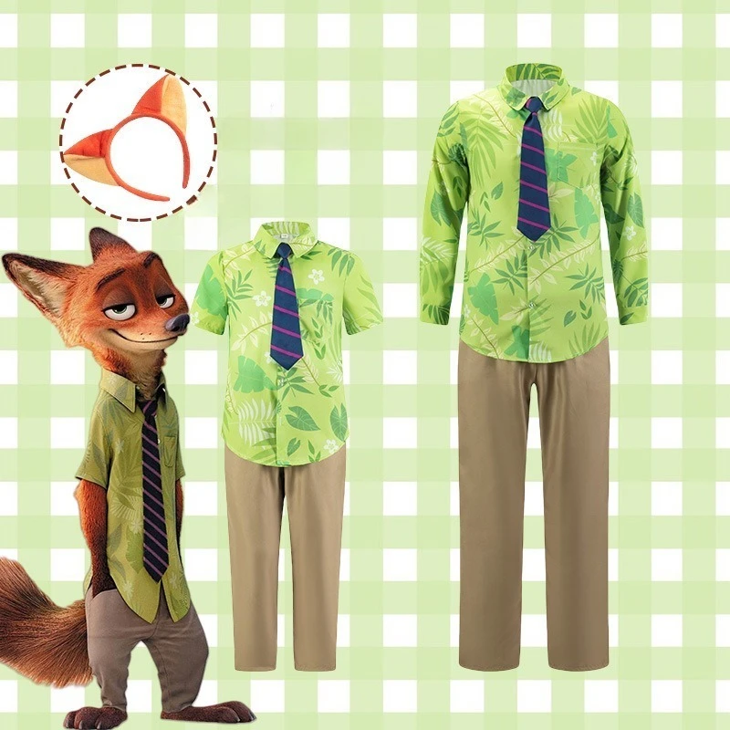 Zootopia Nick Fox Cosplay Costume Disguise for Boy Clothing Stage Performace Outfits Roleplay Carnival Halloween Party Suit
Zootopia Nick Fox Cosplay Costume Disguise for Boy Clothing Stage Performace Outfits Roleplay Carnival Halloween Party Suit