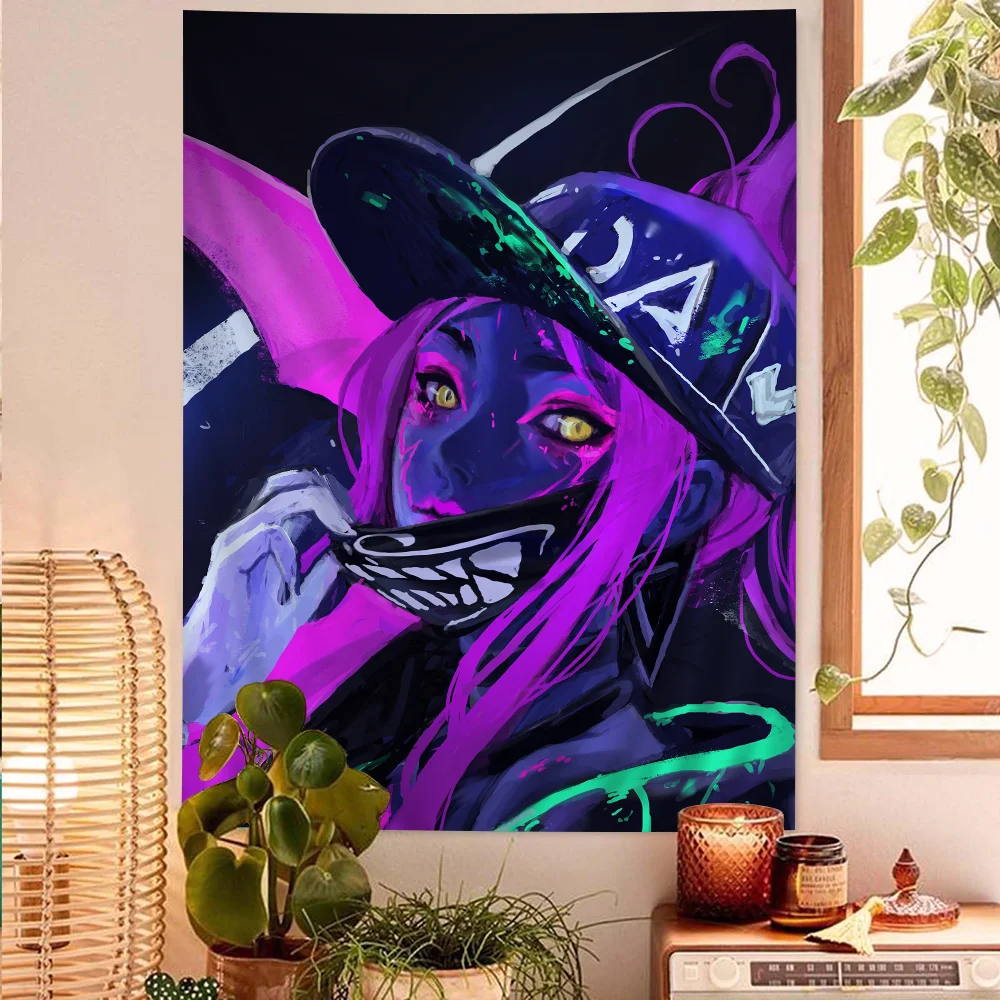 LoL A-Akali Game Tapestry Art Printing Art Science Fiction Room Home Decor Home Decor
LoL A-Akali Game Tapestry Art Printing Art Science Fiction Room Home Decor Home Decor