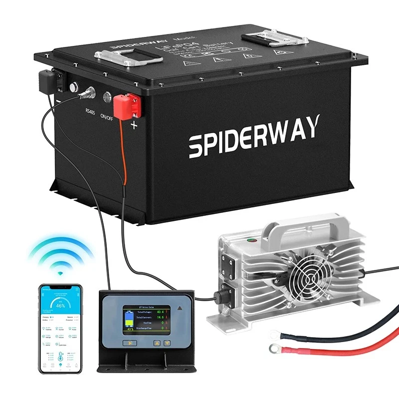 48V 150Ah LiFePO4 Lithium Battery + 48V 25A Charger for EZGO Club Car Yamaha Golf Cart
48V 150Ah LiFePO4 Lithium Battery + 48V 25A Charger for EZGO Club Car Yamaha Golf Cart