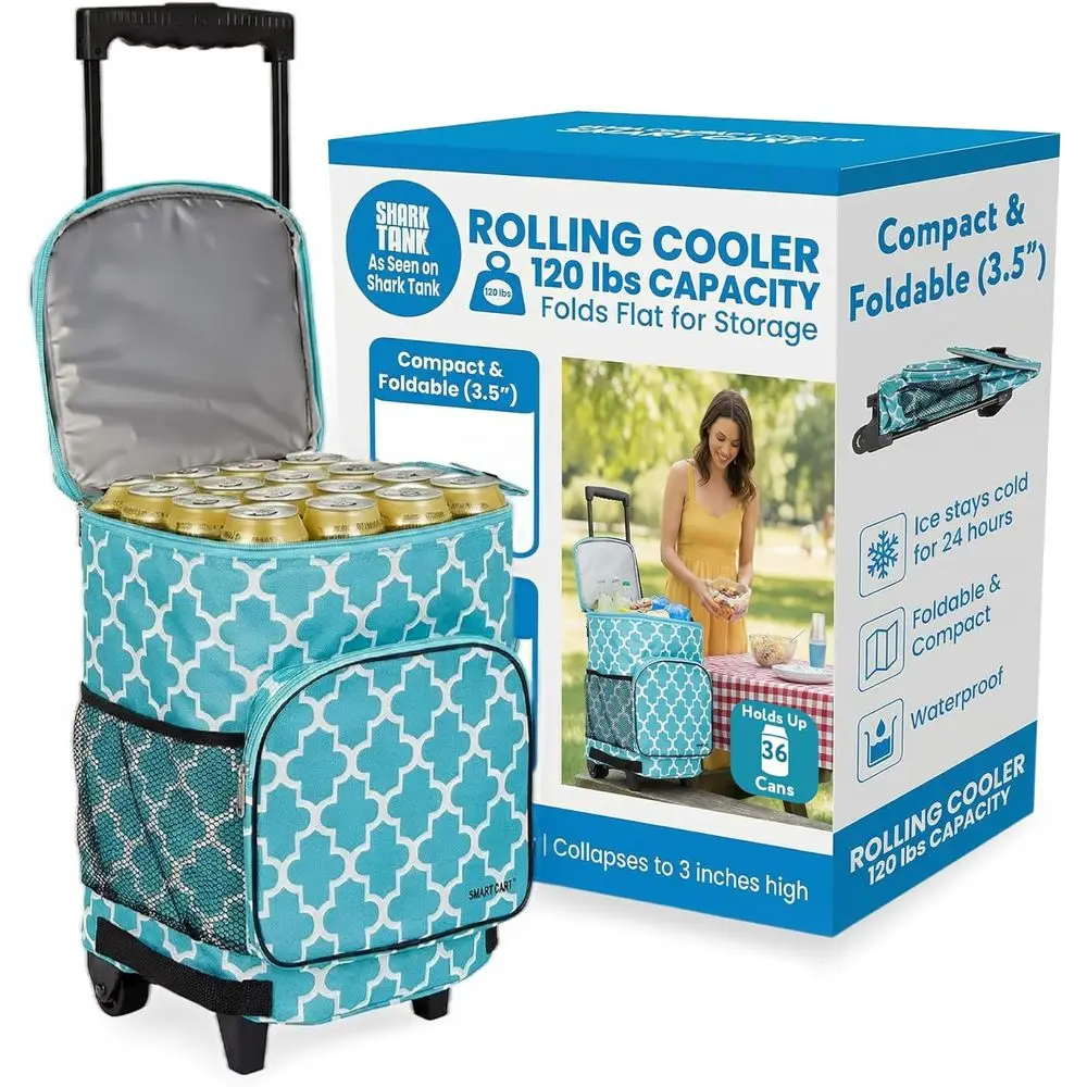 Compact Insulated Rolling Cooler Cart for Outdoor BBQs and Beach Trips
Compact Insulated Rolling Cooler Cart for Outdoor BBQs and Beach Trips