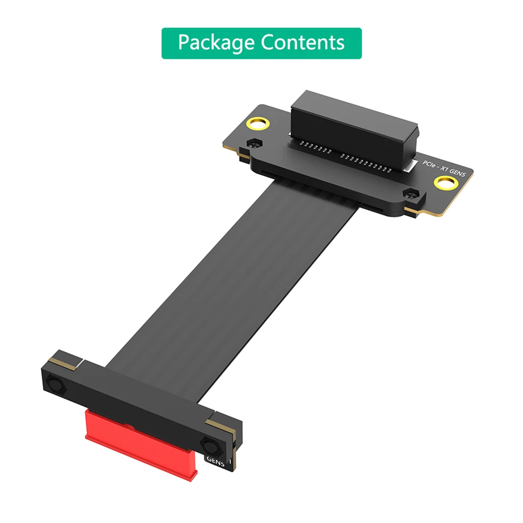 Кабель-удлинитель PCI Express 5.0 1X, 64 Гбит/с, PCIe X1 на X1, двойной, вертикальный, 90 градусов, для сетевых карт PCI-E и видеокарт
Кабель-удлинитель PCI Express 5.0 1X, 64 Гбит/с, PCIe X1 на X1, двойной, вертикальный, 90 градусов, для сетевых карт PCI-E и видеокарт