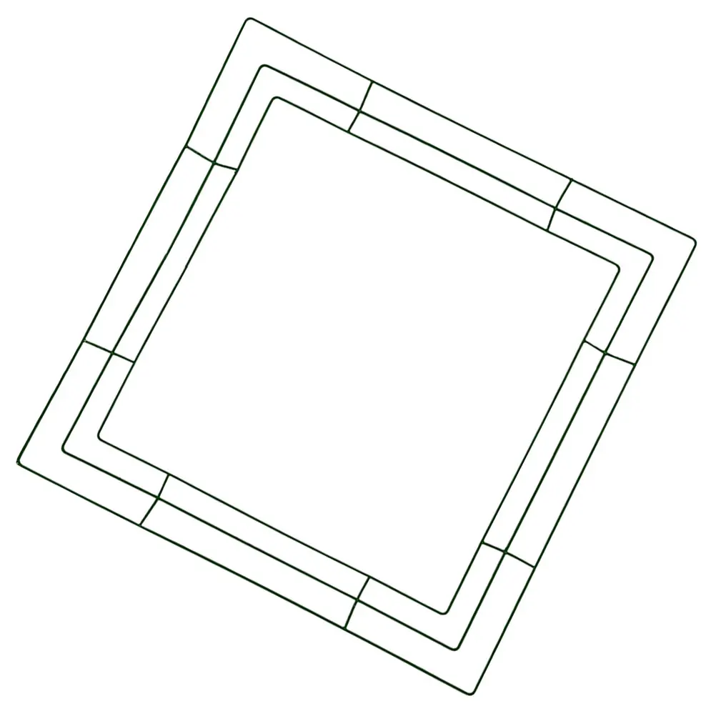 Iron Square Wreath Frame Metal Floral DIY Flower Wire Wreath Making Frame Ring for Home Garden Decoration
Iron Square Wreath Frame Metal Floral DIY Flower Wire Wreath Making Frame Ring for Home Garden Decoration