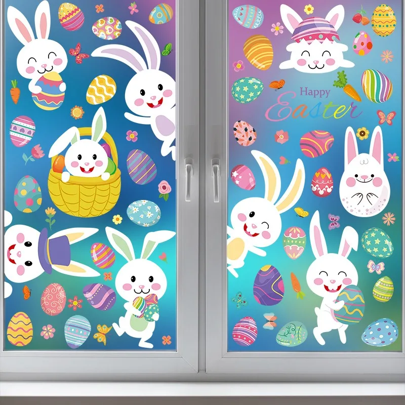Easter Bunny Bamboo Basket Decorative Static Cling Window Glass Wall Sticker Cute Rabbit Adhesive Decal Home Room Decor
Easter Bunny Bamboo Basket Decorative Static Cling Window Glass Wall Sticker Cute Rabbit Adhesive Decal Home Room Decor