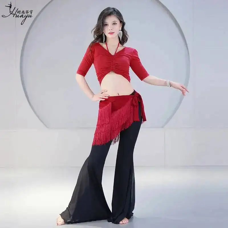 Outfit New Belly Dance Modal Top Practice Suit Set Versatile with Tassels Suitable for Beginners Specifically for Oriental
Outfit New Belly Dance Modal Top Practice Suit Set Versatile with Tassels Suitable for Beginners Specifically for Oriental