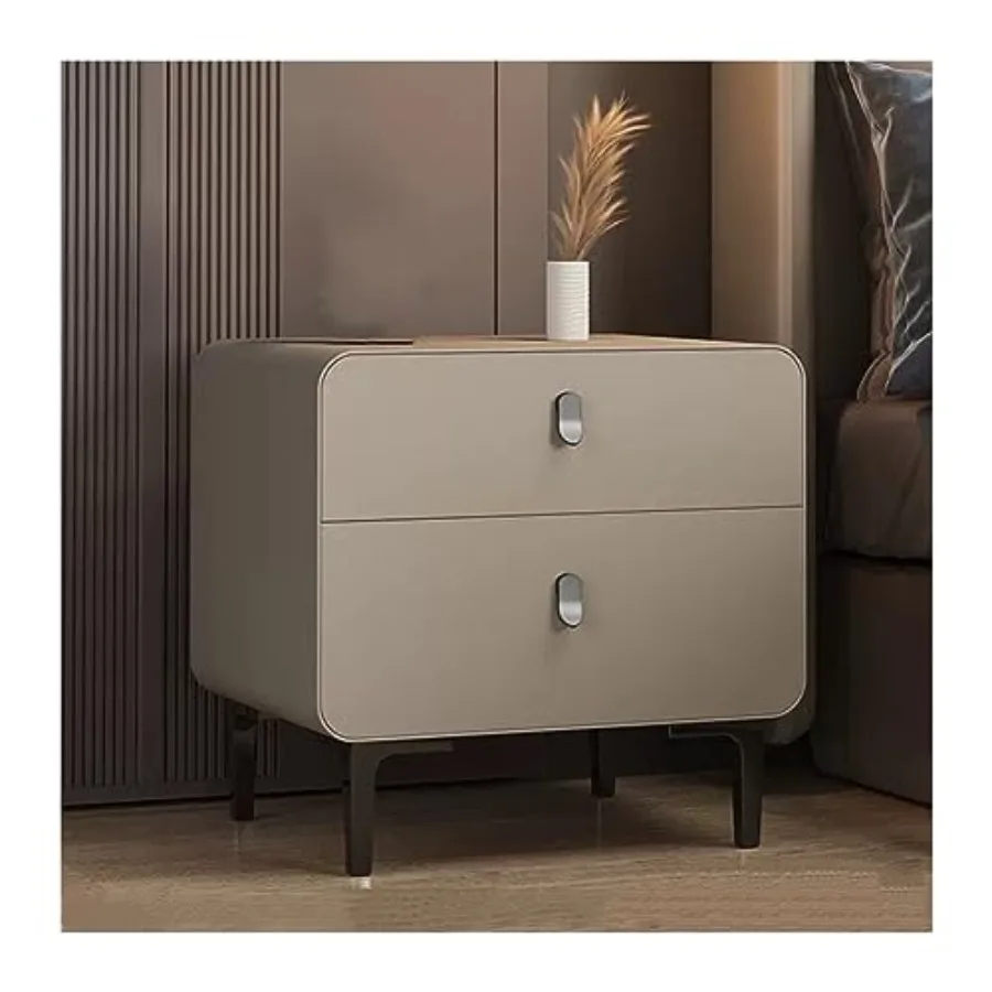 All Wood Nightstand Simple Two-Drawer Narrow Side Small Solid Color Storage Thickened Drawer Silent Slide Bedside Furniture Hea
All Wood Nightstand Simple Two-Drawer Narrow Side Small Solid Color Storage Thickened Drawer Silent Slide Bedside Furniture Hea
