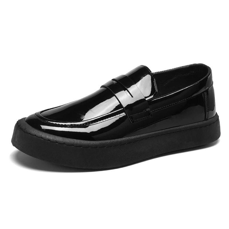 New men's anti-slip flat shoes, business casual leather shoes, loafers, and versatile small leather shoes for banquets
New men's anti-slip flat shoes, business casual leather shoes, loafers, and versatile small leather shoes for banquets