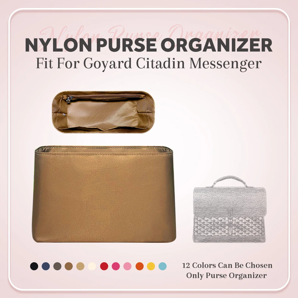 Nylon Purse Organizer Insert, Inside Storage Bag Organizer Insert Fit for Goyard Citadin Messenger Handbag Inner Liner Bag
Nylon Purse Organizer Insert, Inside Storage Bag Organizer Insert Fit for Goyard Citadin Messenger Handbag Inner Liner Bag
