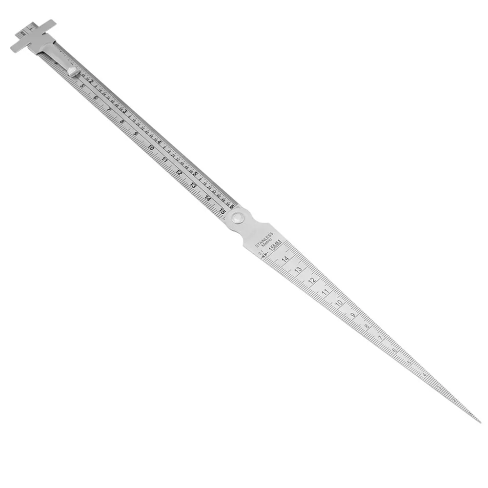 Stainless Steel Welding Taper Gauge Wedge Depth Dimensional Measurement Depth Ruler Tool Taper Gap Gauge Welding Inspection
Stainless Steel Welding Taper Gauge Wedge Depth Dimensional Measurement Depth Ruler Tool Taper Gap Gauge Welding Inspection