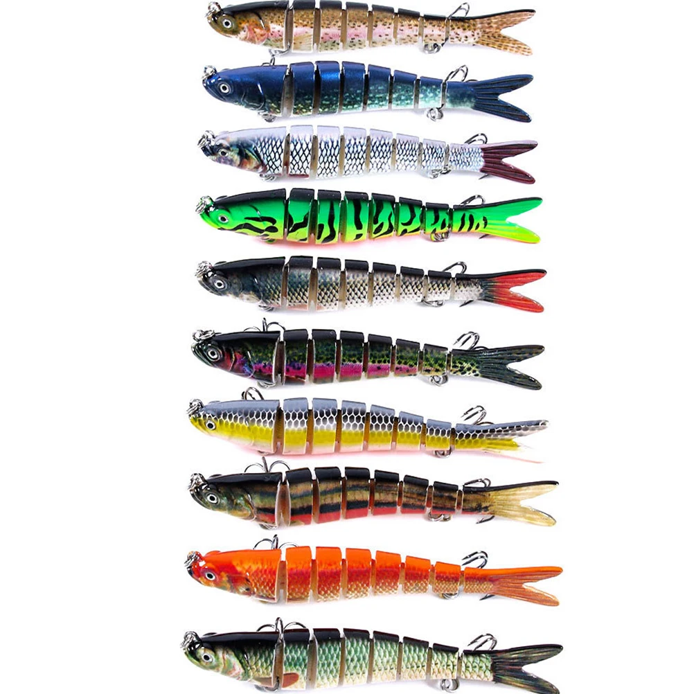 5pcs Multi-Section Fish Lure Bait Hard Fishing Lures Durable ABS Lifelike Unique Hooks Various Fish Beginner
5pcs Multi-Section Fish Lure Bait Hard Fishing Lures Durable ABS Lifelike Unique Hooks Various Fish Beginner