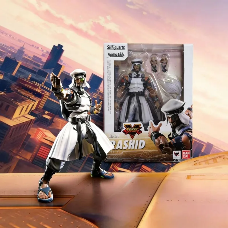 Bandai S.H.Figuarts Street Fighter V Rashid Movable Action Figure, Boys' Gift, Collectible
Bandai S.H.Figuarts Street Fighter V Rashid Movable Action Figure, Boys' Gift, Collectible