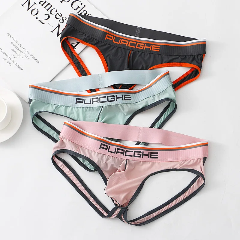Мужские стринги, сексуальное дышащее нижнее белье из ледяного шелка с низкой посадкой, футболки с подтяжкой бедер, быстросохнущие спортивные трендовые двойные трусики
Мужские стринги, сексуальное дышащее нижнее белье из ледяного шелка с низкой посадкой, футболки с подтяжкой бедер, быстросохнущие спортивные трендовые двойные трусики