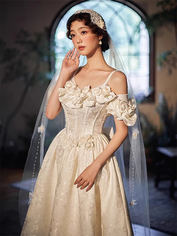 Ele Satin Evening Gown Wedding Dr 2025 New Summer Bridal Retro Toasting Ceremony Adult Ceremony Long A-Line Skirt
Ele Satin Evening Gown Wedding Dr 2025 New Summer Bridal Retro Toasting Ceremony Adult Ceremony Long A-Line Skirt