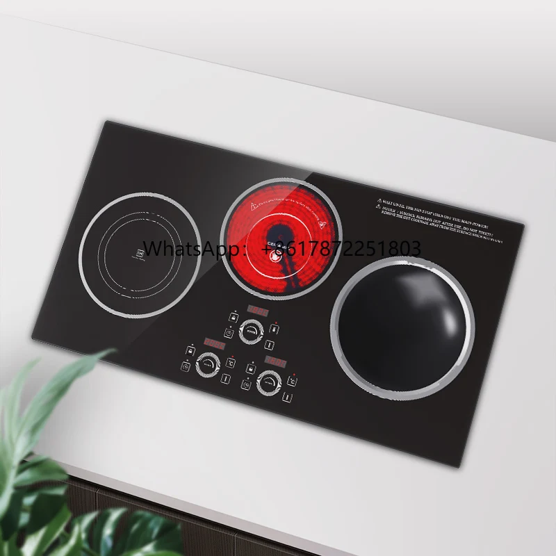 Touch Control Induction Cooktops Built-in Countertop 3 Burners Stove with CB Certificate for Asia Market
Touch Control Induction Cooktops Built-in Countertop 3 Burners Stove with CB Certificate for Asia Market