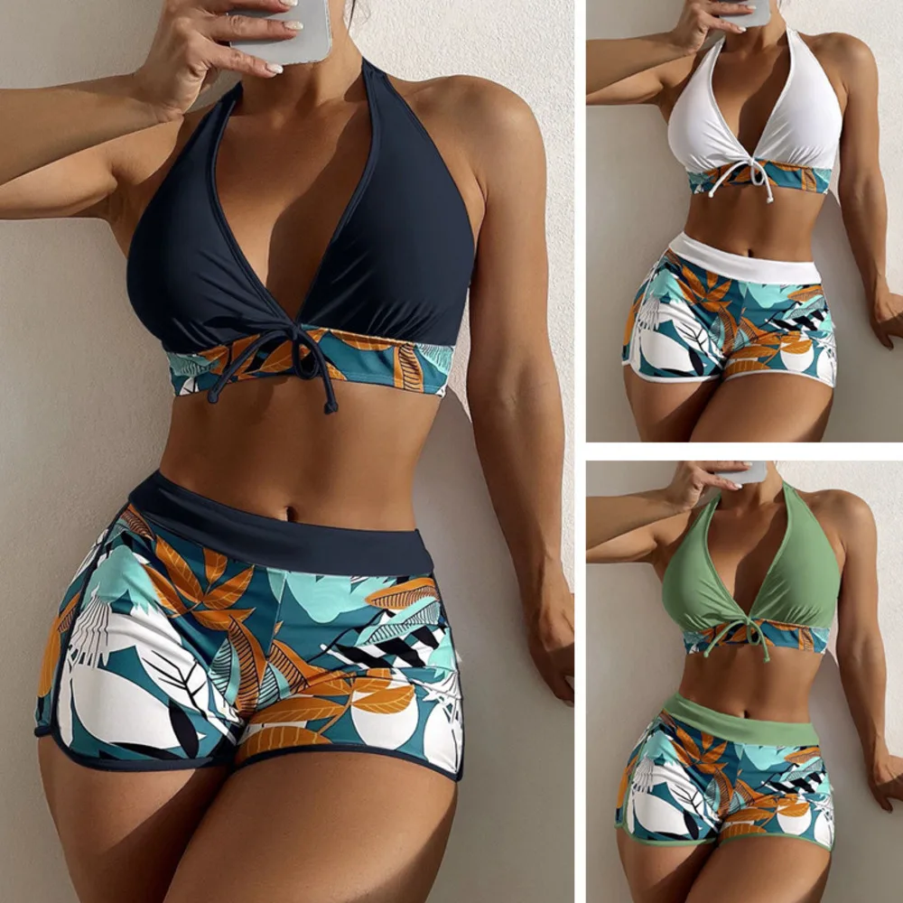 Sexy 3 Piece Bikini Set High Waist Printed Swimwear Push Up Bathing Suit Womens Swimsuits Beachwear Summer Swimsuit
Sexy 3 Piece Bikini Set High Waist Printed Swimwear Push Up Bathing Suit Womens Swimsuits Beachwear Summer Swimsuit