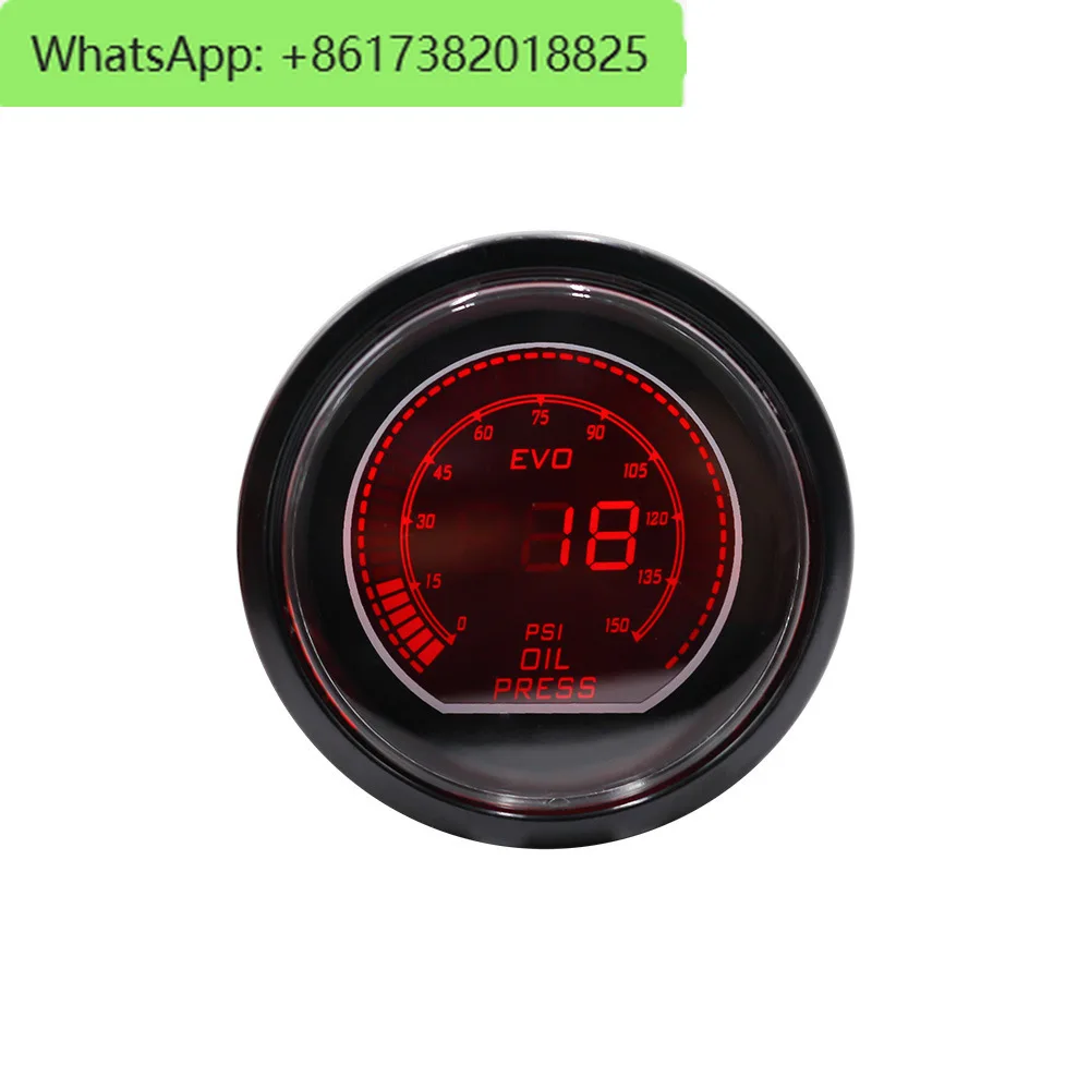 Car modification 52mm EVO oil pressure gauge with sensor suitable for 12V car 0-150 PSI dual color
Car modification 52mm EVO oil pressure gauge with sensor suitable for 12V car 0-150 PSI dual color