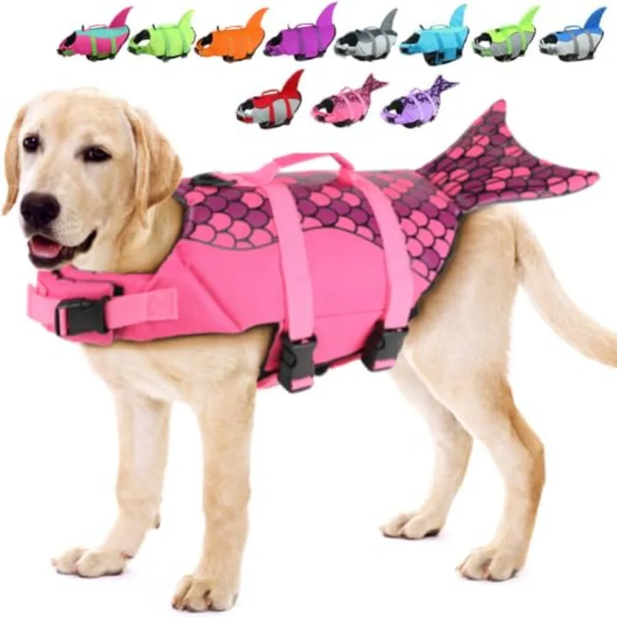Dog ife Vet, Dog ife Preerver for wimming, Boat, Poo, Riptop Pet Foating Vet with High Buoyancy and ift Hande for ma and Breed,
Dog ife Vet, Dog ife Preerver for wimming, Boat, Poo, Riptop Pet Foating Vet with High Buoyancy and ift Hande for ma and Breed,