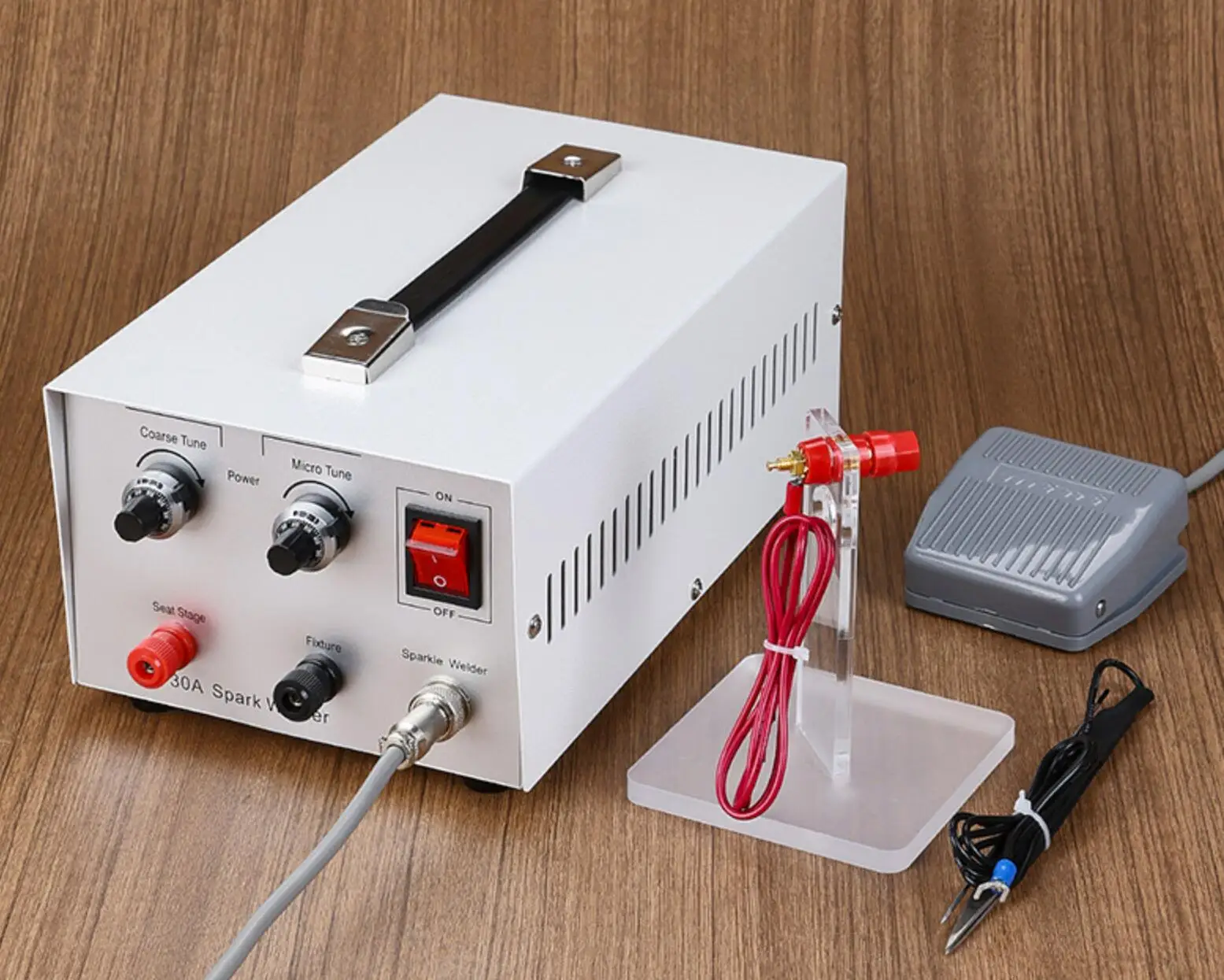 30A welder jewelry welding machine 0.5A-30A soldering iron Pulse high power handheld spot welder
30A welder jewelry welding machine 0.5A-30A soldering iron Pulse high power handheld spot welder
