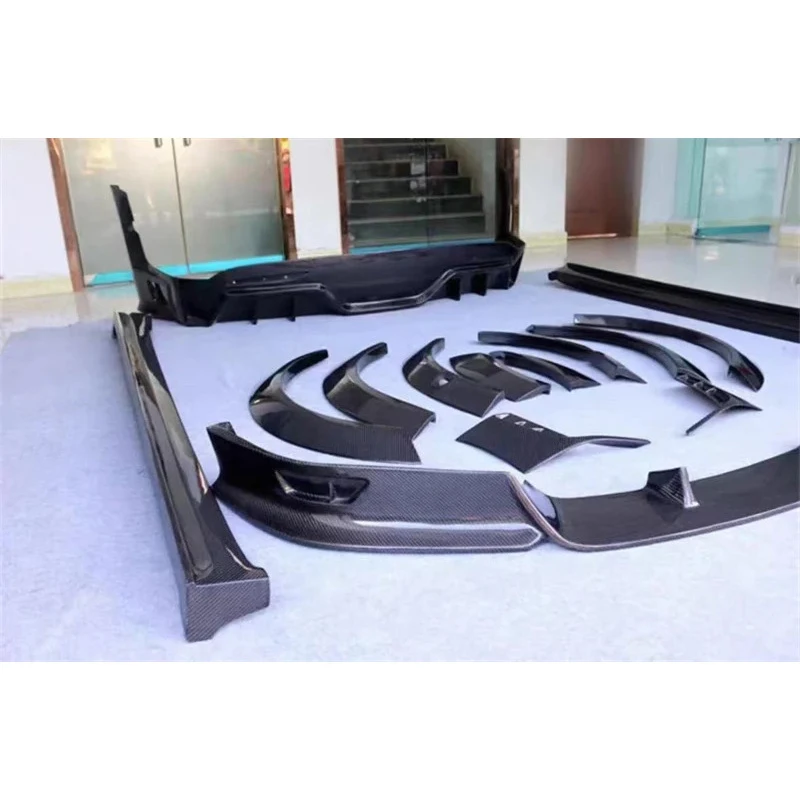 High Quality Real Carbon Fiber Bumper Front Lip Rear Lip Side Skirts Wind Knife Full Body Spoiler Kit for Model X
High Quality Real Carbon Fiber Bumper Front Lip Rear Lip Side Skirts Wind Knife Full Body Spoiler Kit for Model X