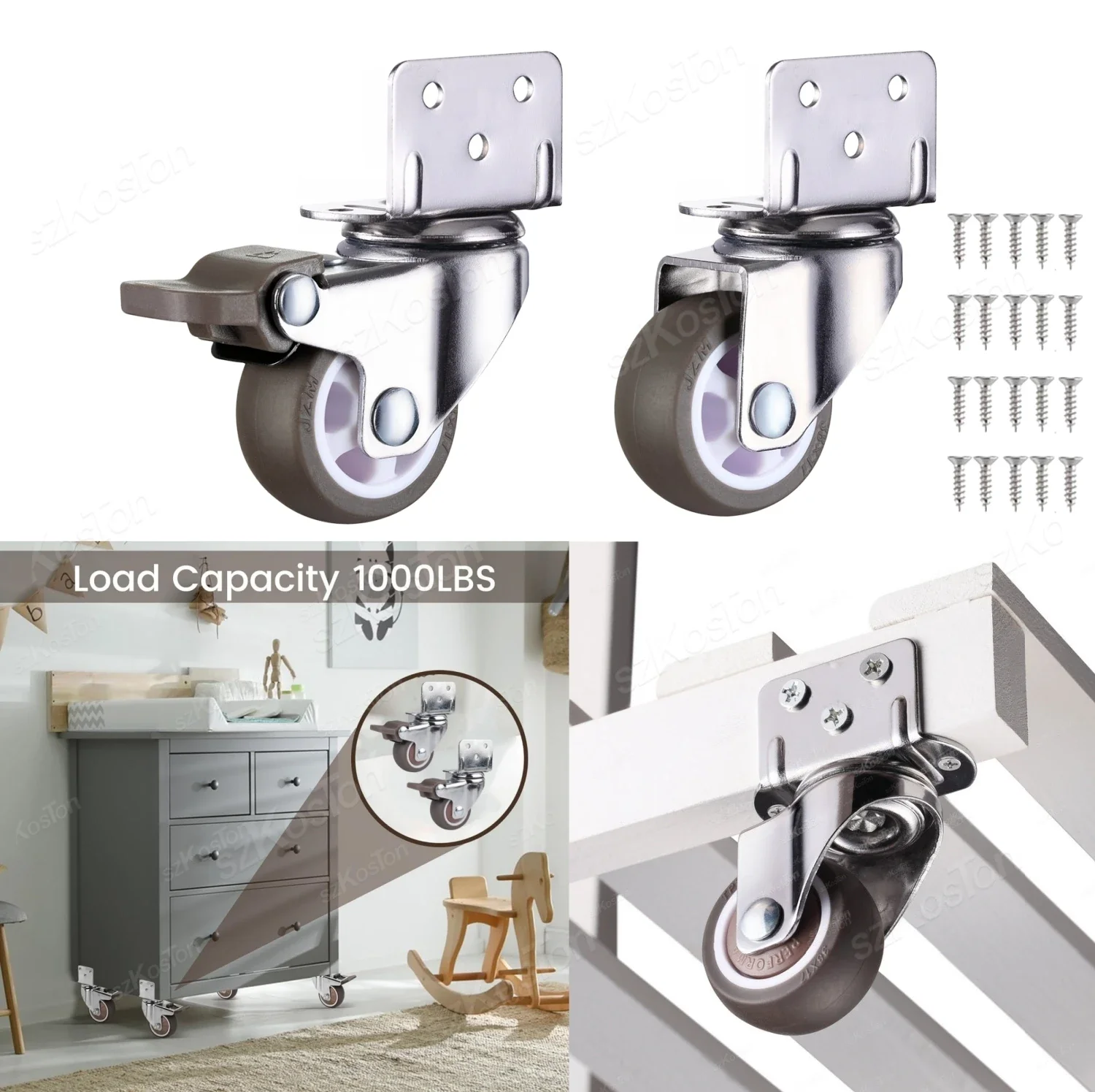 Комплект из 4 L-образных мебельных роликов (1-2 дюйма) с универсальными мягкими резиновыми колесами для платформенных тележек и стульев, поворотные колесики для дома
Комплект из 4 L-образных мебельных роликов (1-2 дюйма) с универсальными мягкими резиновыми колесами для платформенных тележек и стульев, поворотные колесики для дома