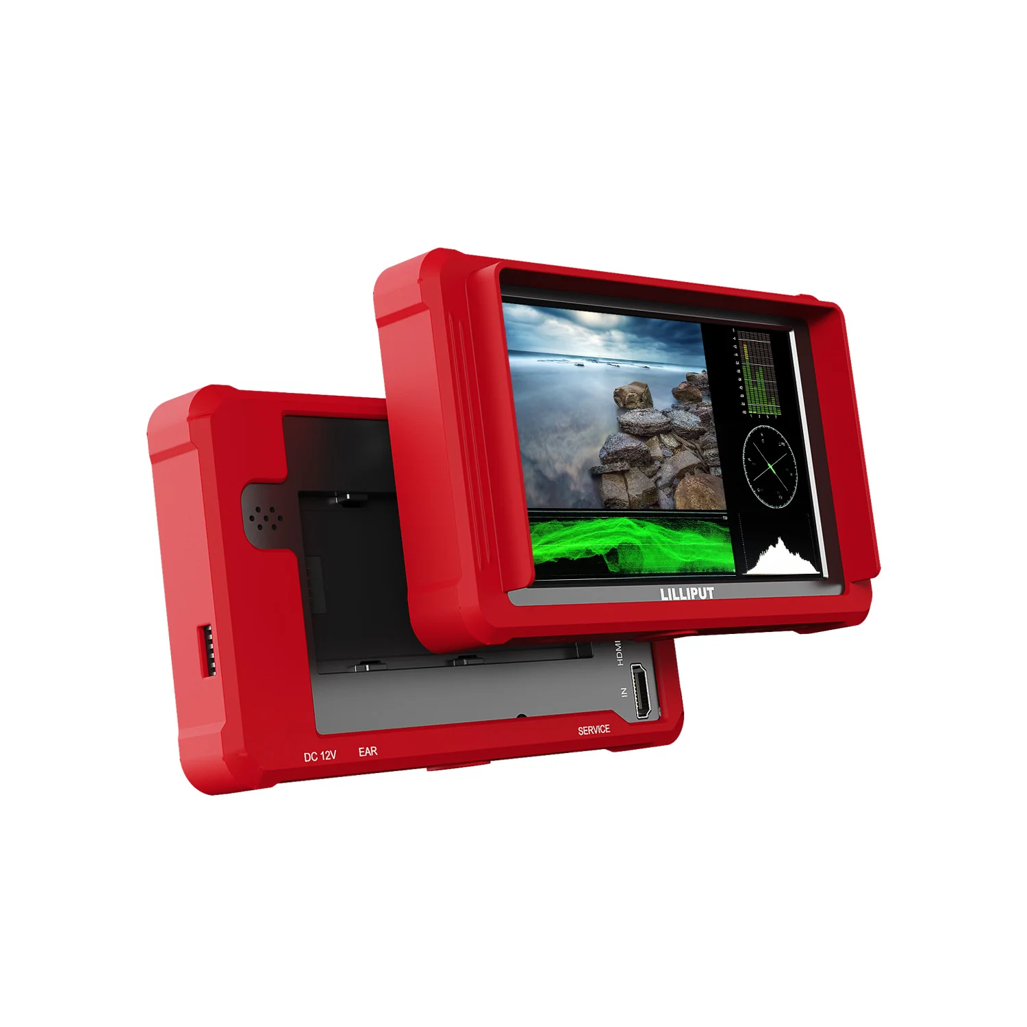 Lilliput FS5 5.4" Camera Field Monitor, IPS with 3D LUT, SDI, 4K HDMI Loop In/Out with Peak Focus DSLR Video Assist HDR Waveform
Lilliput FS5 5.4" Camera Field Monitor, IPS with 3D LUT, SDI, 4K HDMI Loop In/Out with Peak Focus DSLR Video Assist HDR Waveform