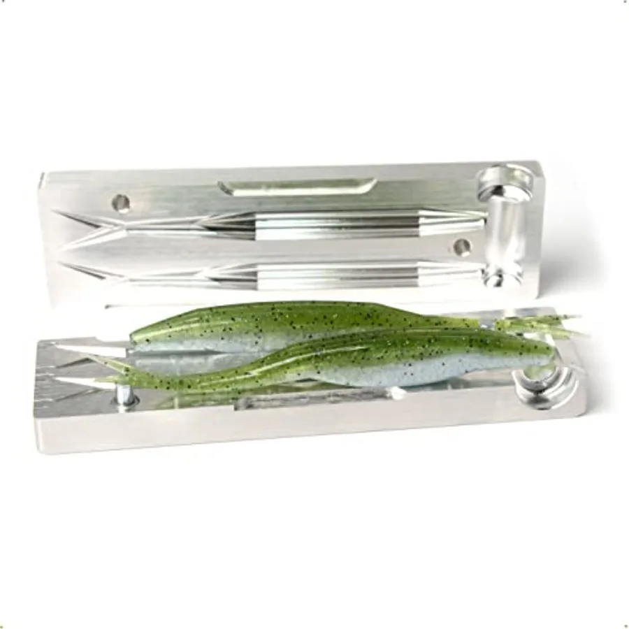 Soft Plastic Mold Lure Making Injection Molds Fishing Lures Zoom Salty Super Fluke 5'' Two Cavity Aluminum
Soft Plastic Mold Lure Making Injection Molds Fishing Lures Zoom Salty Super Fluke 5'' Two Cavity Aluminum