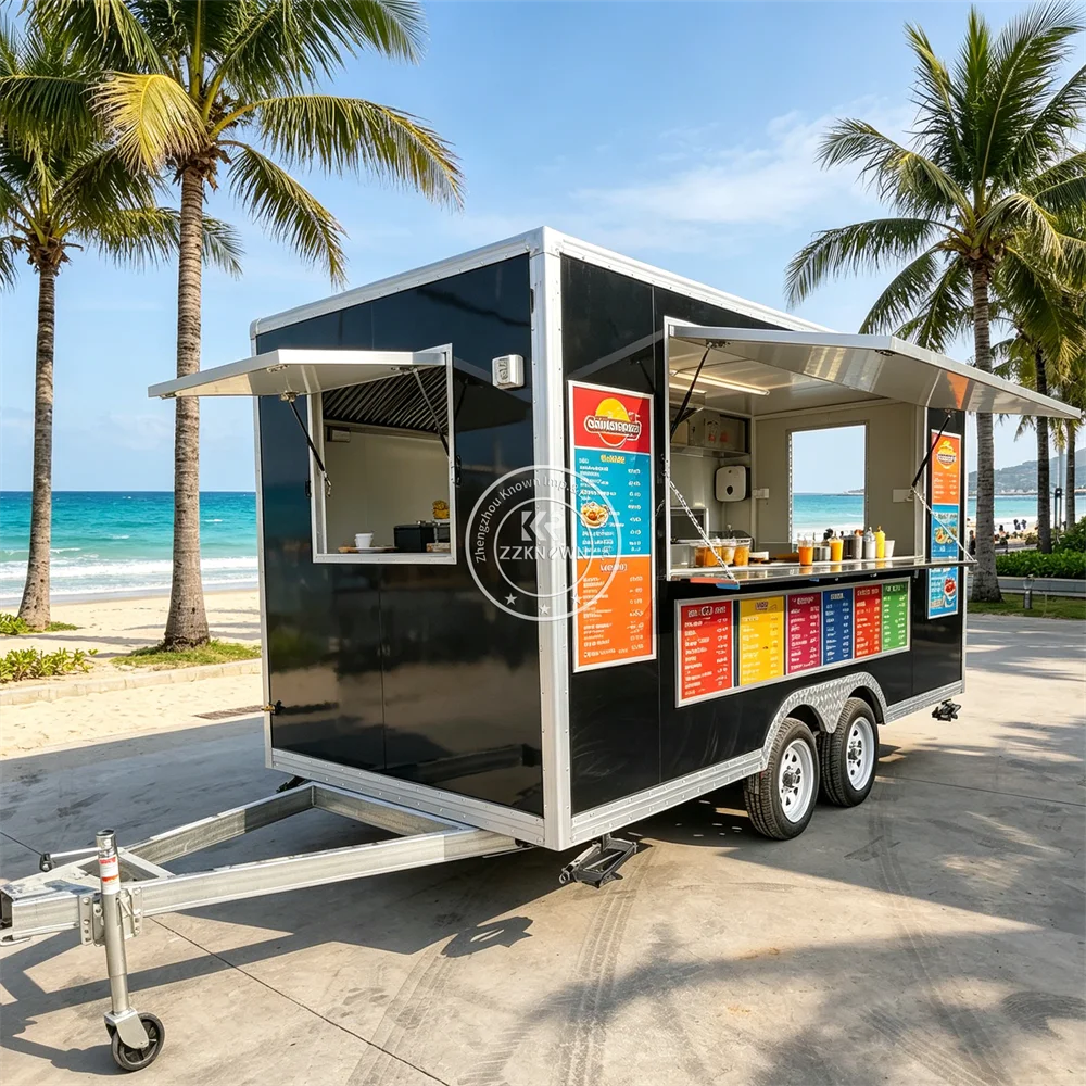 Street Catering Food Trailer Portable Burger Hot Dog Coffee Trailer High Quality BBQ Snack Food Truck With Fully Equipped
Street Catering Food Trailer Portable Burger Hot Dog Coffee Trailer High Quality BBQ Snack Food Truck With Fully Equipped