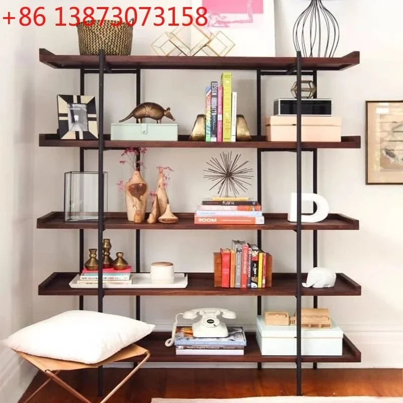 Solid wood shelf American display shelf floor-to-ceiling bookshelf living room home bookcase storage shelf
Solid wood shelf American display shelf floor-to-ceiling bookshelf living room home bookcase storage shelf