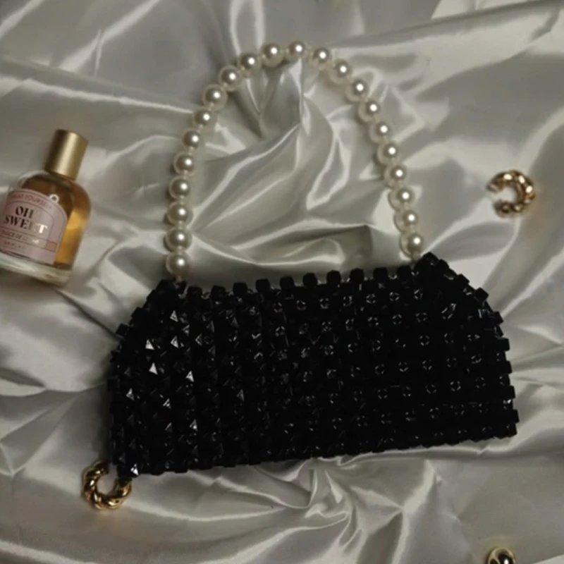 Ins Design Жемчужная ручная женская сумка для вечеринок и банкетов Изысканная модная сумка из бисера Настраиваемые цветные сумки ручной работы для женщин
Ins Design Жемчужная ручная женская сумка для вечеринок и банкетов Изысканная модная сумка из бисера Настраиваемые цветные сумки ручной работы для женщин
