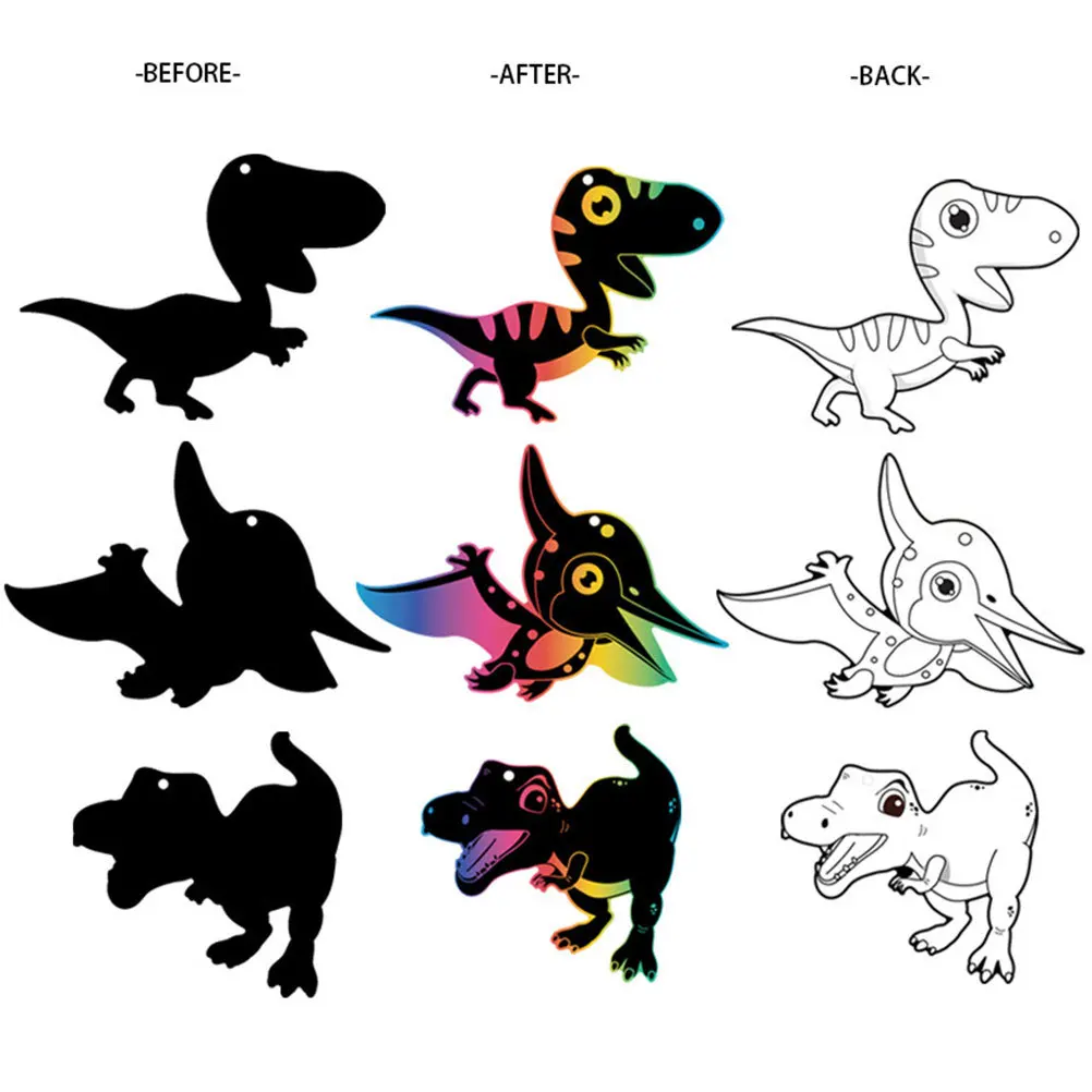 1Set Dinosaur Scratch Kit Children Scratch Paper Party Supplies DIY Craft Gift for Kids Party Supply
1Set Dinosaur Scratch Kit Children Scratch Paper Party Supplies DIY Craft Gift for Kids Party Supply