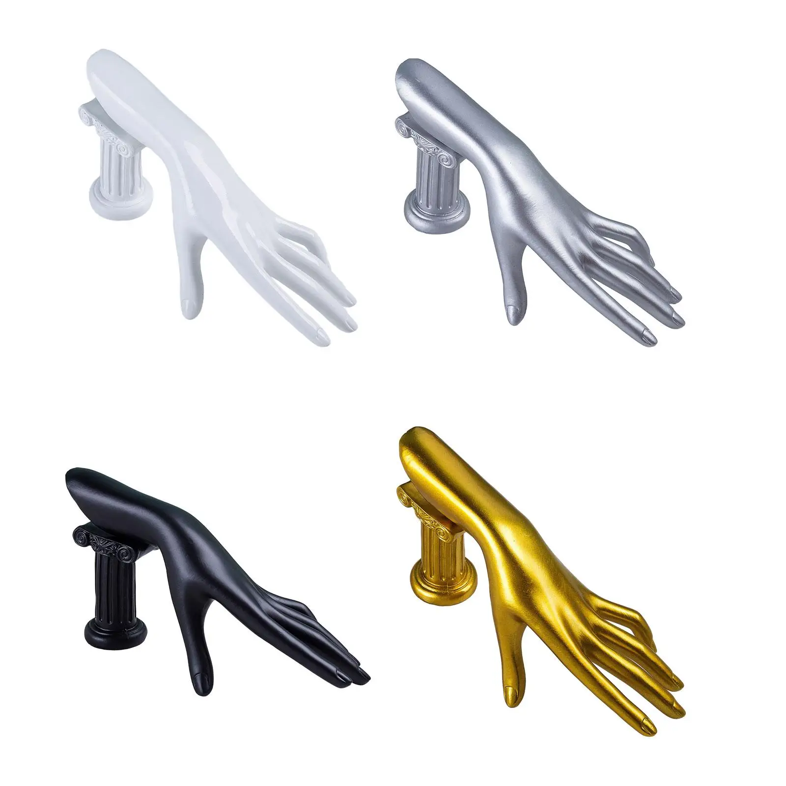 Jewelry Display Holder Mannequin Hand Multifunctional Jewelry Rack Ring Holder for Showcase Dresser Live Broadcast Tabletop
Jewelry Display Holder Mannequin Hand Multifunctional Jewelry Rack Ring Holder for Showcase Dresser Live Broadcast Tabletop