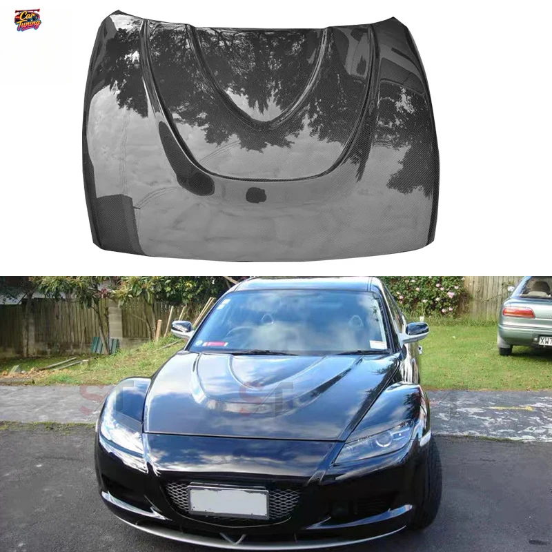 Suitable for Mazda RX8 carbon fiber engine , hood, , car modification front cover enclosure
Suitable for Mazda RX8 carbon fiber engine , hood, , car modification front cover enclosure