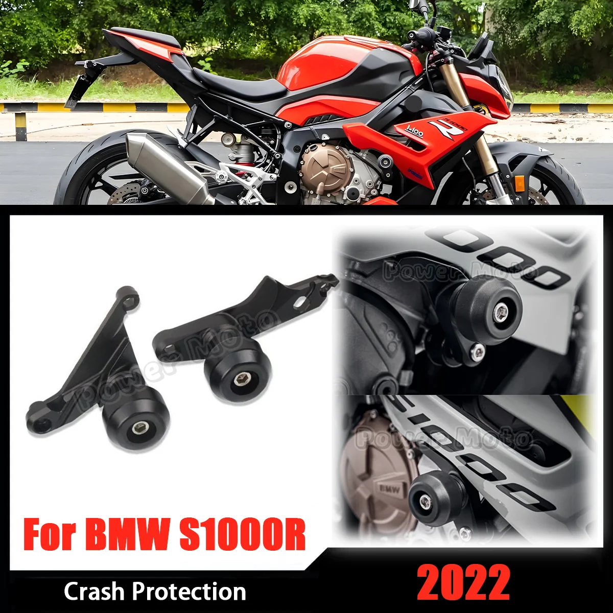For BMW S1000R 2022 s1000R 2022 Motorcycle Accessories Frame Sliders Falling Crash Protector Guards Pad
For BMW S1000R 2022 s1000R 2022 Motorcycle Accessories Frame Sliders Falling Crash Protector Guards Pad