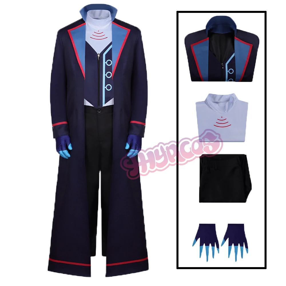 VOX Cosplay Costume Fantasy GloveProp Black Suits TV Hell Hotel Costume Disguise Halloween Adult Men Fantasia Party Outfits
VOX Cosplay Costume Fantasy GloveProp Black Suits TV Hell Hotel Costume Disguise Halloween Adult Men Fantasia Party Outfits