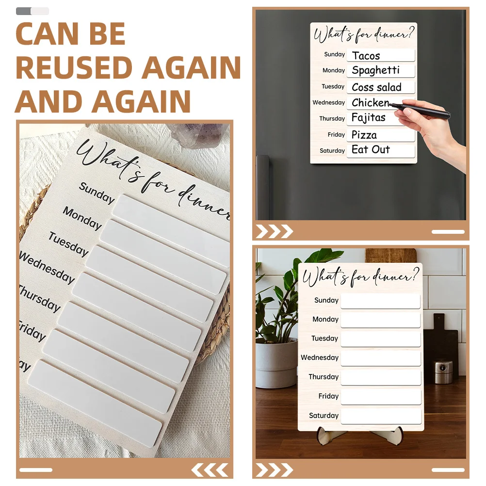 1Set Magnetic Menu Board Refrigerator Organizer Dry Erase Weekly Meal Planner Home Supplies Magnetic Dry Erase Board
1Set Magnetic Menu Board Refrigerator Organizer Dry Erase Weekly Meal Planner Home Supplies Magnetic Dry Erase Board