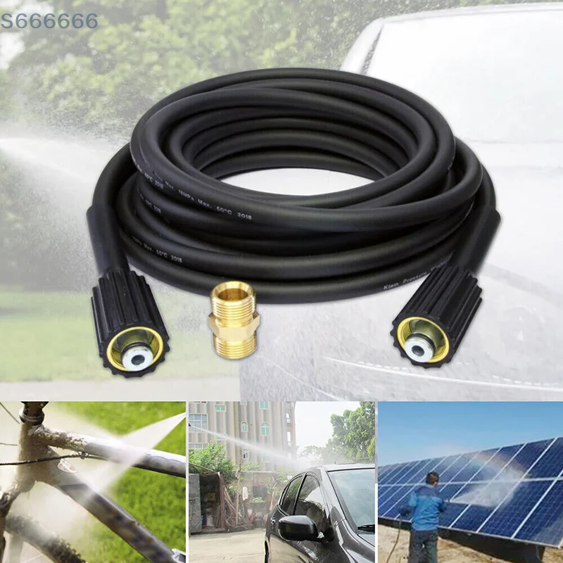 High Pressure Washer Hose Cord Pipe CarWash Hose Water Cleaning Extension Hose M22-Pin 14/15 Pressure Washer Sink
High Pressure Washer Hose Cord Pipe CarWash Hose Water Cleaning Extension Hose M22-Pin 14/15 Pressure Washer Sink