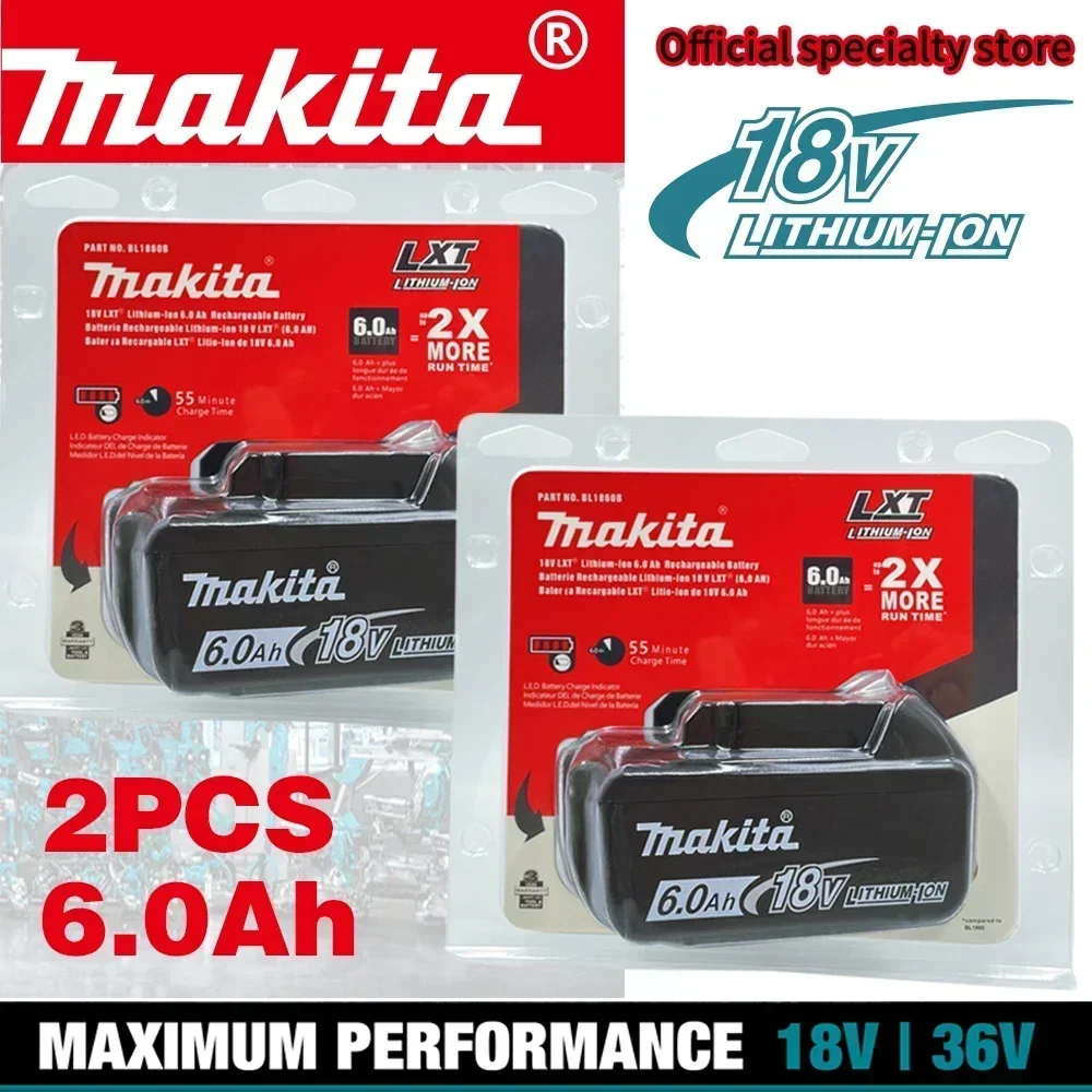 Original Makita 18V 3.0Ah 6.0Ah Rechargeable Battery, for Makita Tool BL1830B BL1840 BL1840B BL1850 BL1850B 18650 18V Battery
Original Makita 18V 3.0Ah 6.0Ah Rechargeable Battery, for Makita Tool BL1830B BL1840 BL1840B BL1850 BL1850B 18650 18V Battery