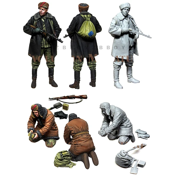 1/35 наборы моделей солдата из смолы, фигурка бесцветная и самособранная (специальное предложение) A-1924
1/35 наборы моделей солдата из смолы, фигурка бесцветная и самособранная (специальное предложение) A-1924