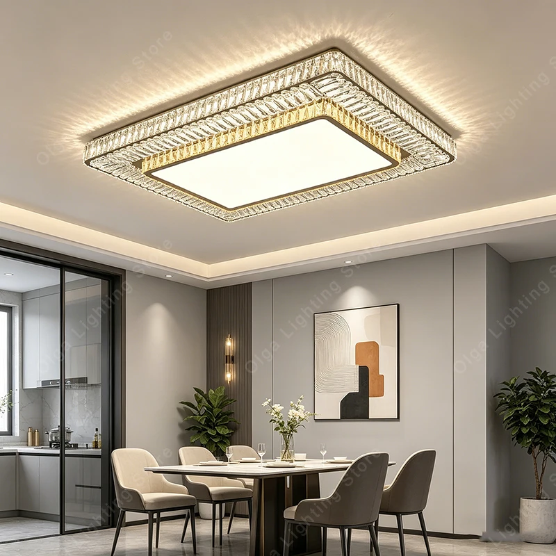 Round Rectangular Luxury Crystal Ceiling Lamps Mirror Stainless Steel Lampshades, Decoration Bedroom Living Room Lighting 2026
Round Rectangular Luxury Crystal Ceiling Lamps Mirror Stainless Steel Lampshades, Decoration Bedroom Living Room Lighting 2026