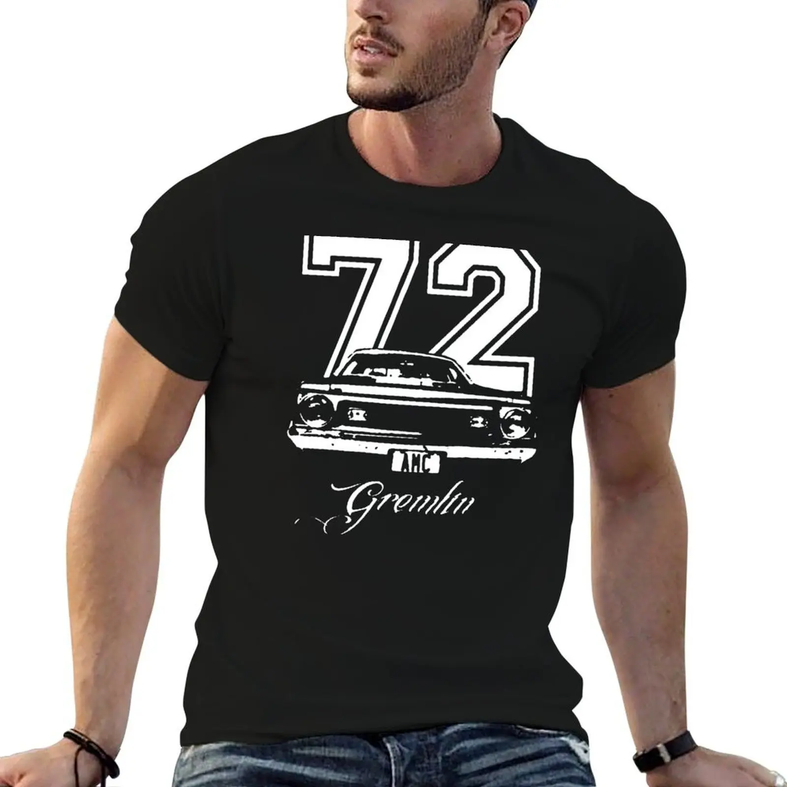 1972 AMC Gremlin Grill View Year Model Name AMC on Plate Dark T-Shirt t shirt for man man t shirt heavy cotton T-Shirt
1972 AMC Gremlin Grill View Year Model Name AMC on Plate Dark T-Shirt t shirt for man man t shirt heavy cotton T-Shirt