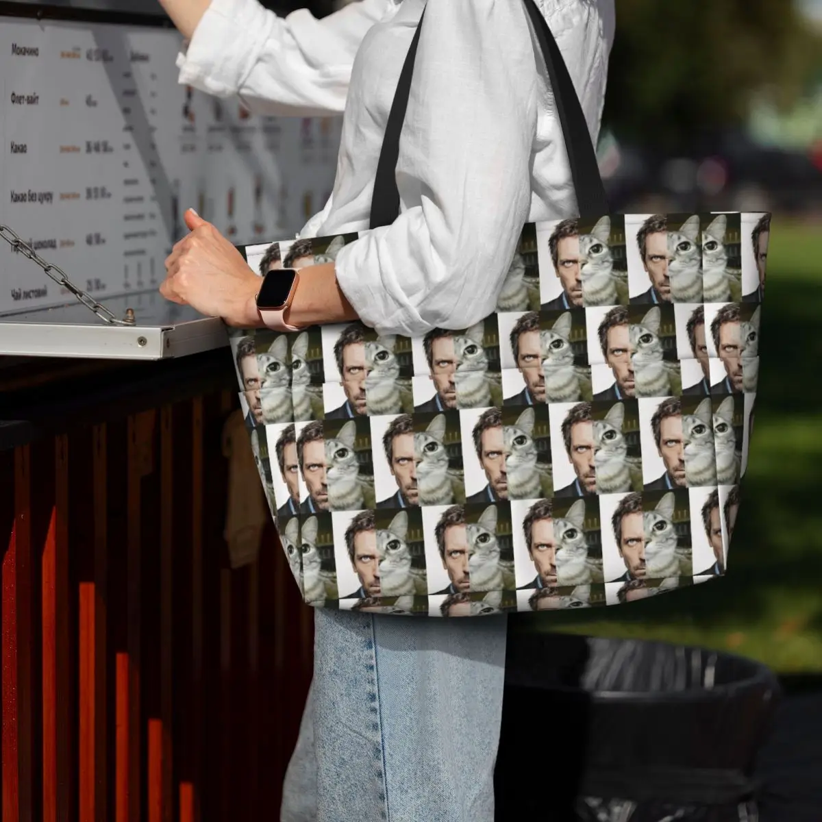 House MD Cat Meme Beach Tote Bag Sport Gym Yoga Duffle Large Tote Bag Women Travel Bag Fitness bag
House MD Cat Meme Beach Tote Bag Sport Gym Yoga Duffle Large Tote Bag Women Travel Bag Fitness bag