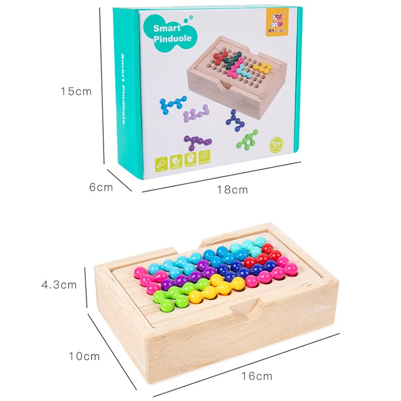 Brain Games Kids Puzzle Educational Toys for Children Intelligence Logical Thinking Puzzle Mindfulness Training Board Wooden Toy
Brain Games Kids Puzzle Educational Toys for Children Intelligence Logical Thinking Puzzle Mindfulness Training Board Wooden Toy