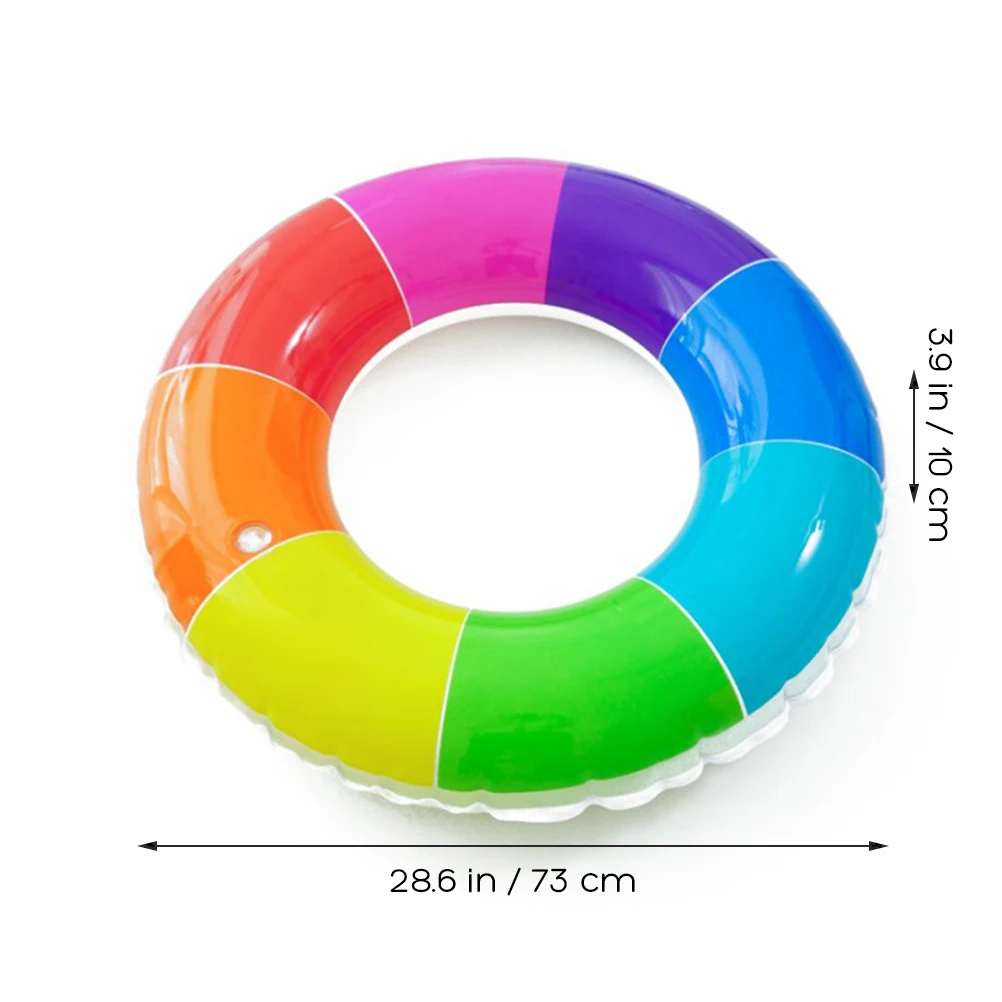 80cm Rainbow Inflatable Swimming Ring Durable Safe Easy Inflate Deflate for Pool Beach Lake Sports Accessory Swimming Ring
80cm Rainbow Inflatable Swimming Ring Durable Safe Easy Inflate Deflate for Pool Beach Lake Sports Accessory Swimming Ring