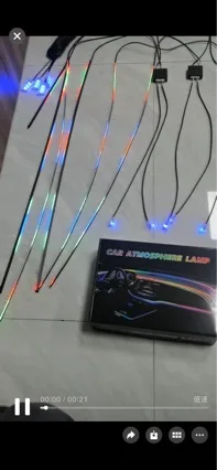 Hot-selling car hidden acrylic 64-color RGB car interior colorful ambient light
Hot-selling car hidden acrylic 64-color RGB car interior colorful ambient light